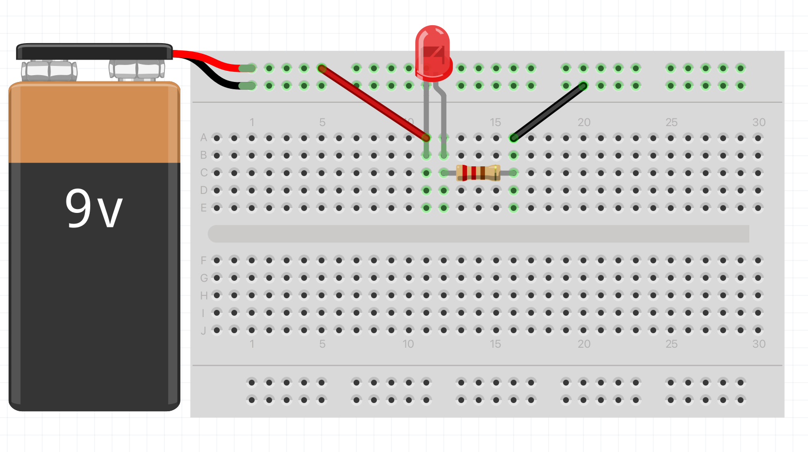 breadboardLed